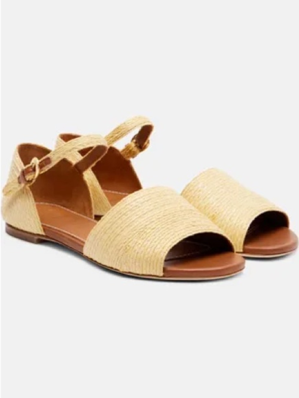 STAUD Catherine  Ankle-Strap Flat Sandals
